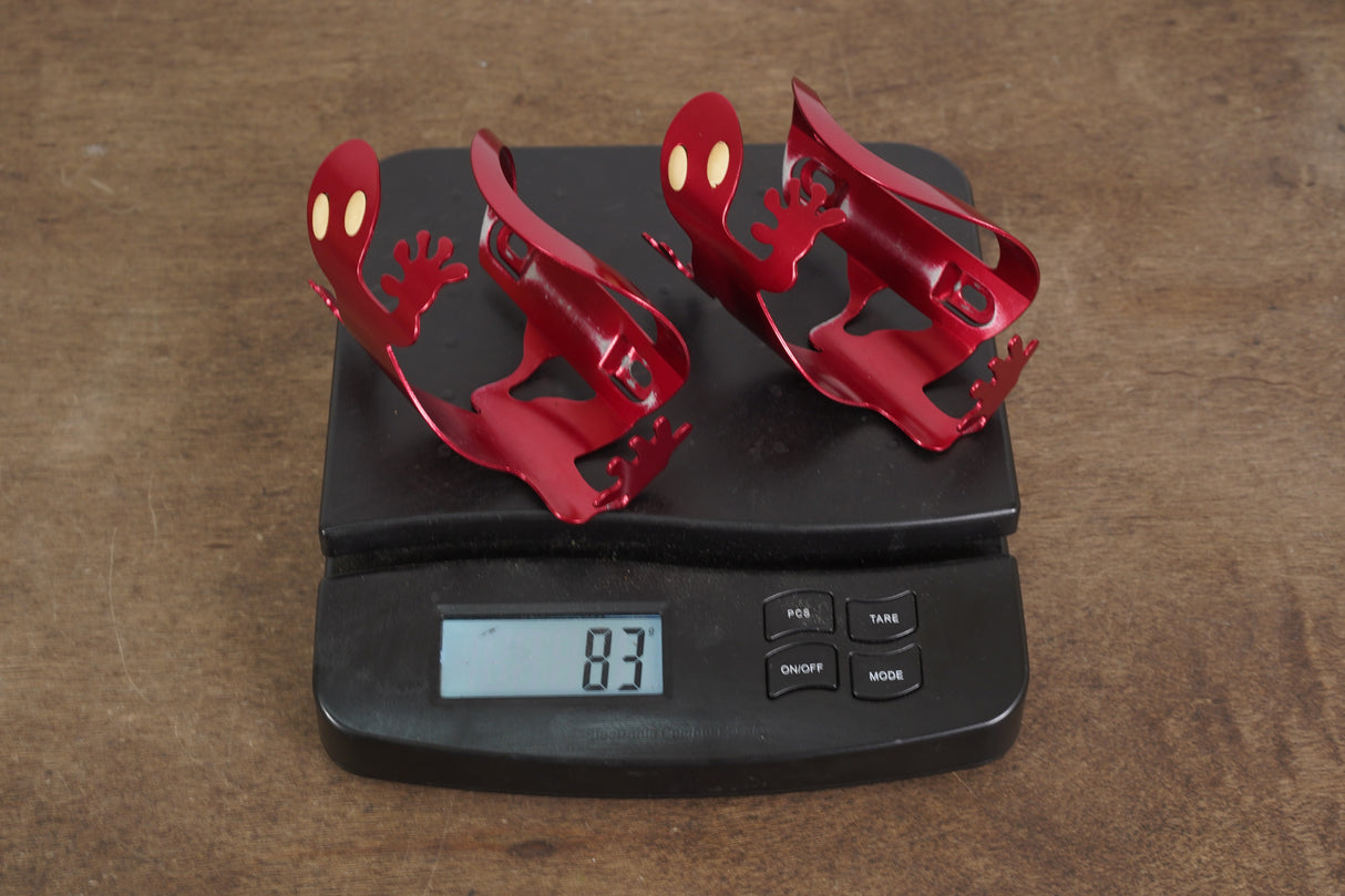 (2) PROPALM Gecko Alloy Water Bottle Cages 83g