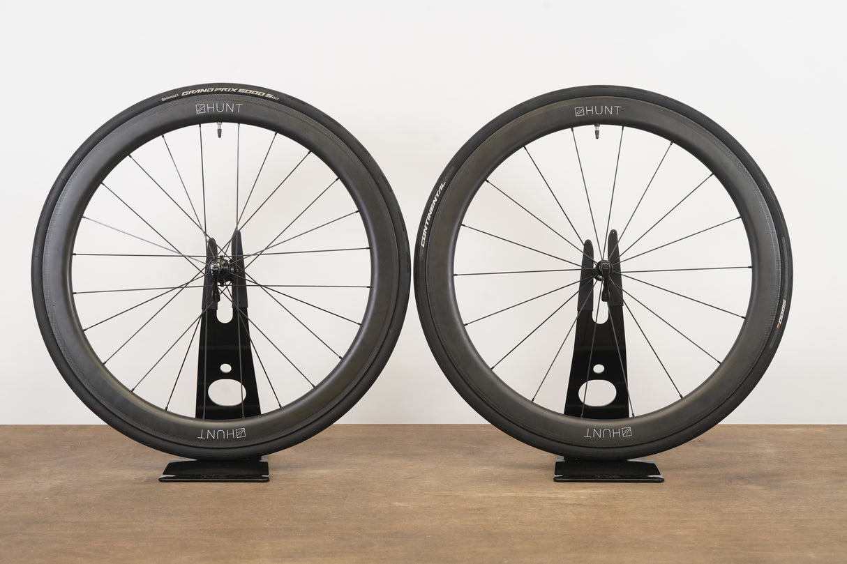 Hunt 50 Carbon Aero Wide Tubeless Clincher Rim Brake Wheelset SRAM XDR Speed