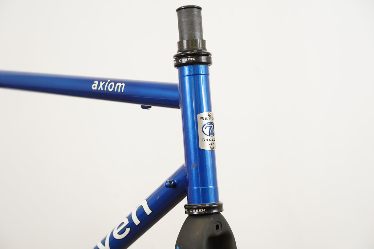 M/L Seven Axiom Steel Rim Brake Road Frameset *Custom Geometry*