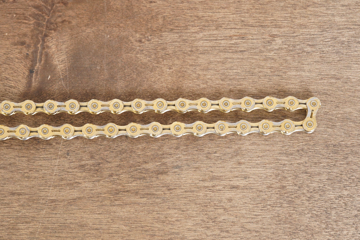 106L KMC X11EL Gold 11 Speed Road Chain 50% Life Remaining 106 Links