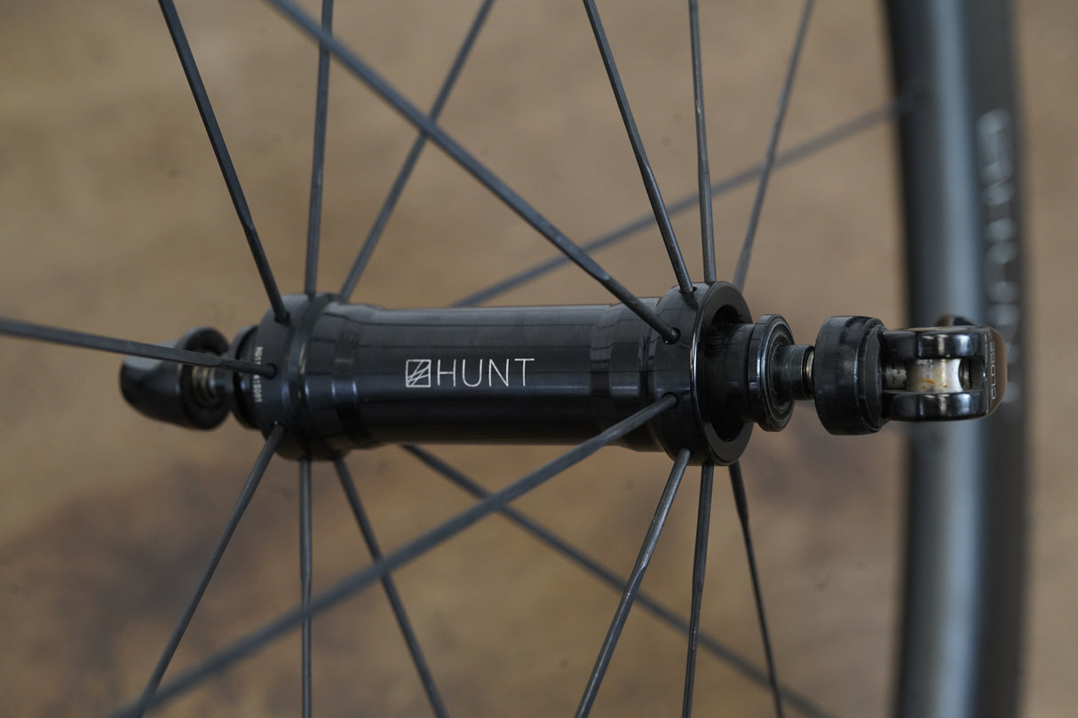 Hunt 50 Carbon Aero Wide Tubeless Clincher Rim Brake Wheelset SRAM XDR Speed