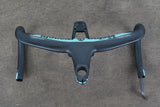 40cm 100mm -6 Degree Vision Metron 5D Integrated Carbon Barstem Handlebar 1 1/8"