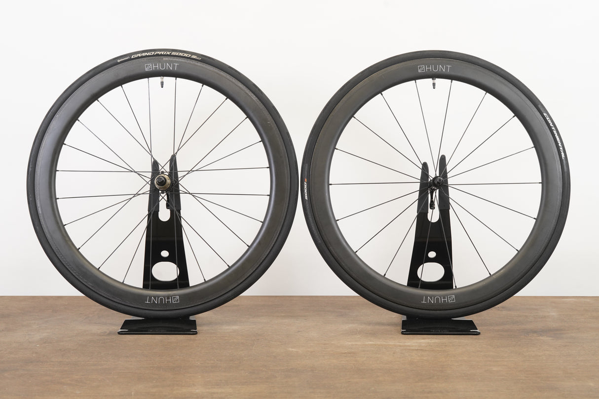 Hunt 50 Carbon Aero Wide Tubeless Clincher Rim Brake Wheelset SRAM XDR Speed