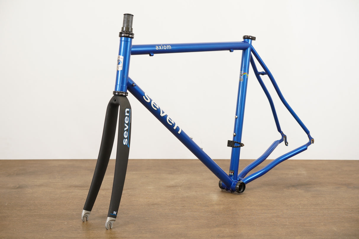 M/L Seven Axiom Steel Rim Brake Road Frameset *Custom Geometry*