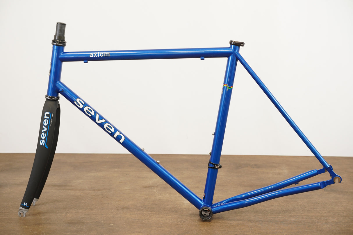 M/L Seven Axiom Steel Rim Brake Road Frameset *Custom Geometry*