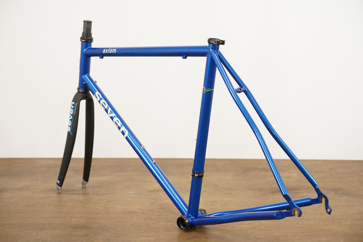M/L Seven Axiom Steel Rim Brake Road Frameset *Custom Geometry*
