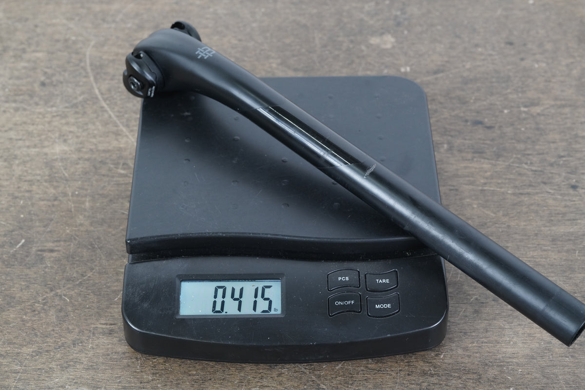 *Damaged* 27.2mm Black Inc. Carbon 25mm Setback Road Seatpost 188g