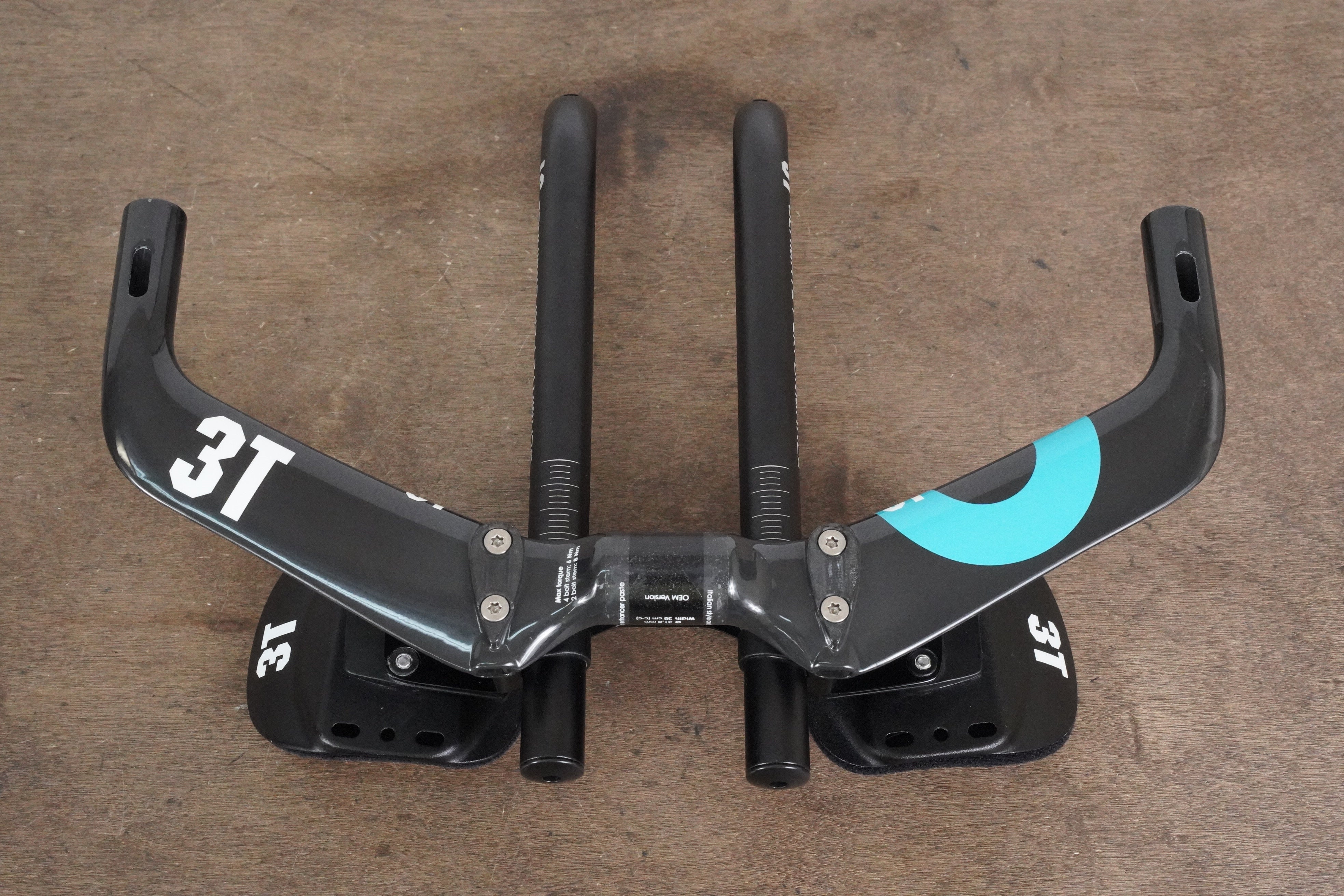 38cm 3T Vola Team Carbon TT Triathlon Aero Base Bar +