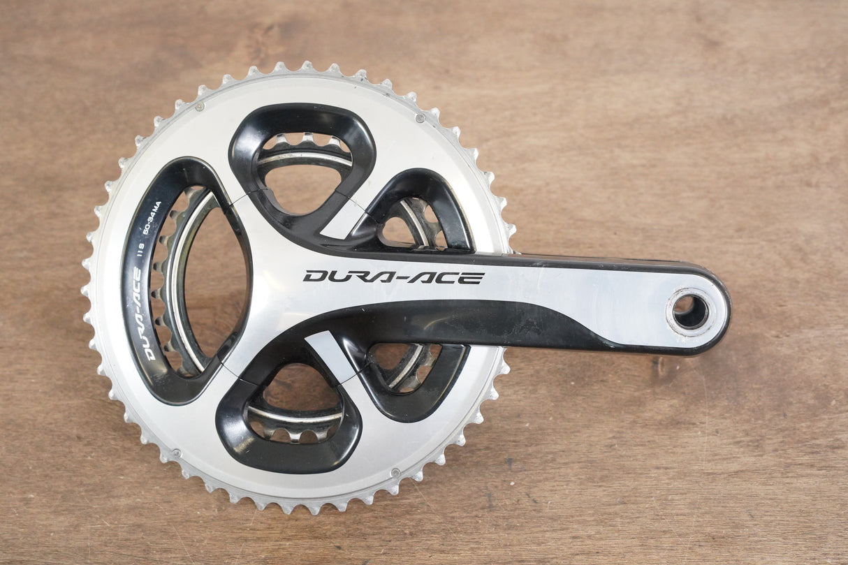 172.5mm 50/34T Shimano Dura-Ace FC-9000 11 Speed Crankset 9000