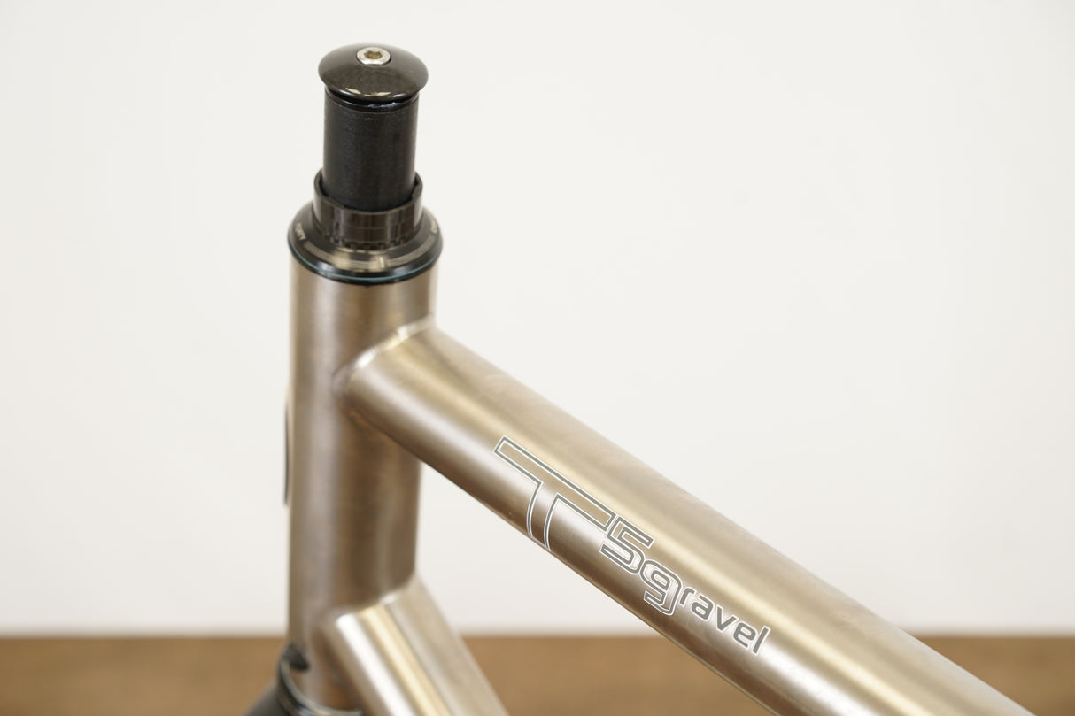 L (Large) Litespeed T5 ENVE Di2 Titanium Disc Brake Gravel Frameset