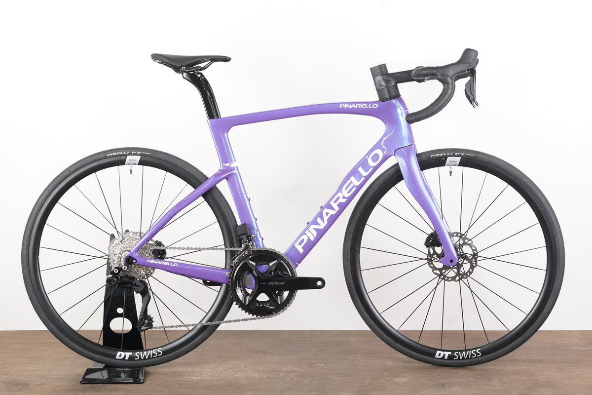 NEW 2024 56cm Pinarello F5 Blue 105 R7170 Di2 DT Swiss Carbon Disc Road Bike
