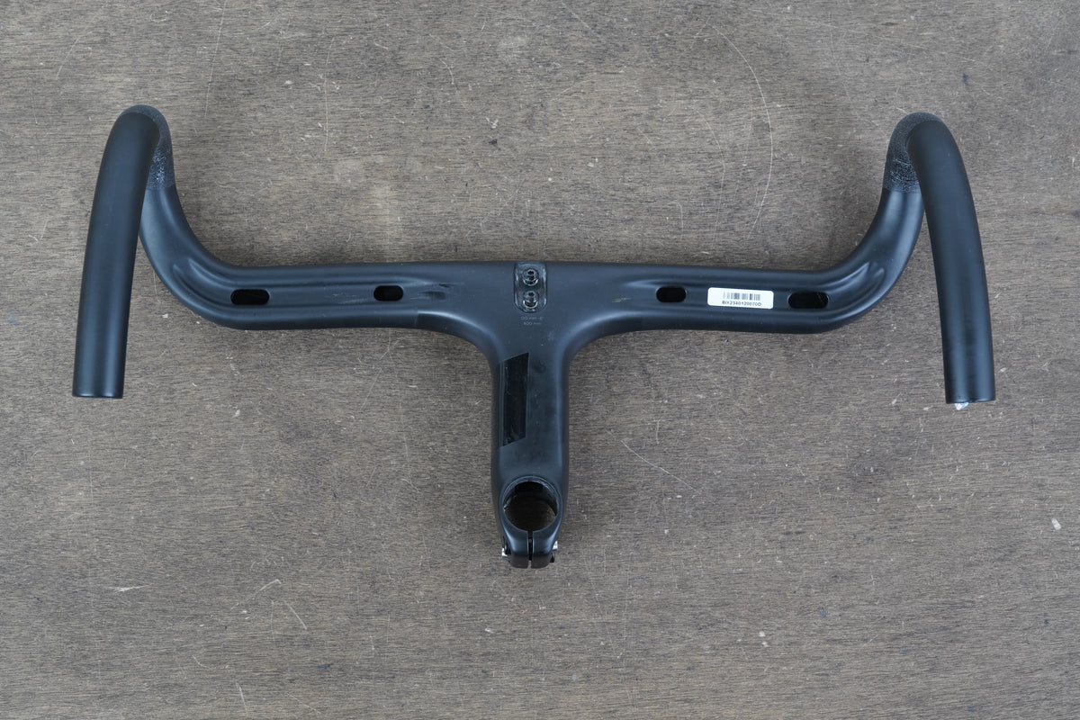 40cm 120mm -6 Degree Black Inc. Carbon Barstem Handlebar 1 1/8"