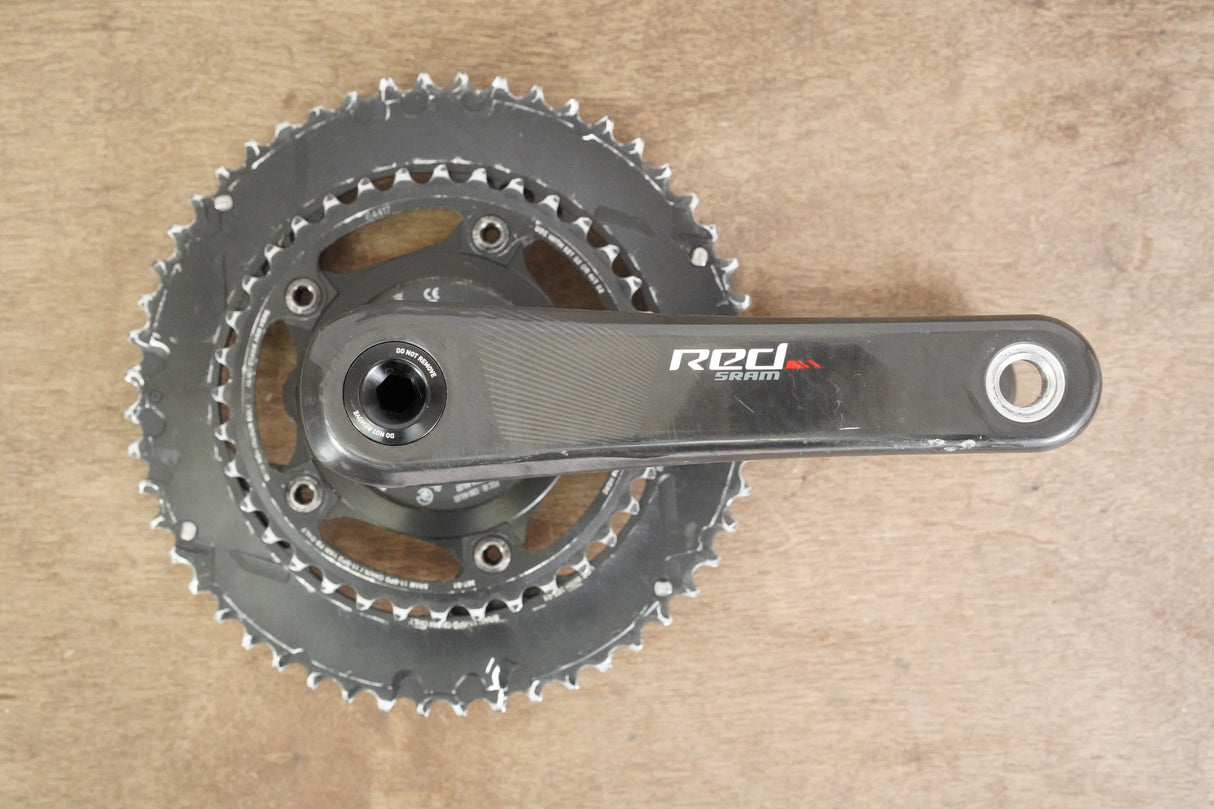 170mm 52/36T BB30 SRAM Red 22 Quarq DZero Carbon Power Meter Crankset