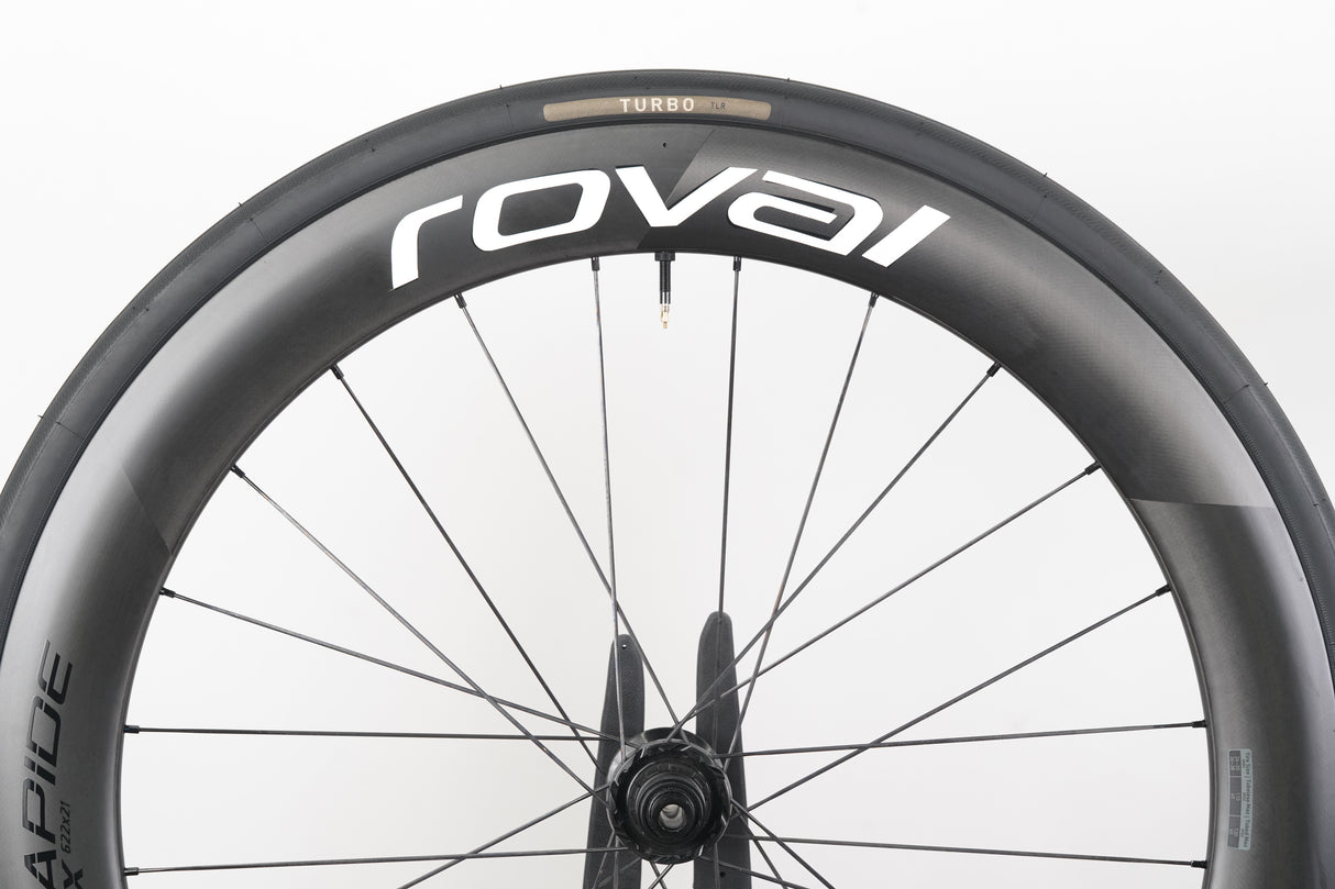 Roval Rapide CLX II Carbon Tubeless Clincher Disc Brake Wheelset XDR 12 Speed