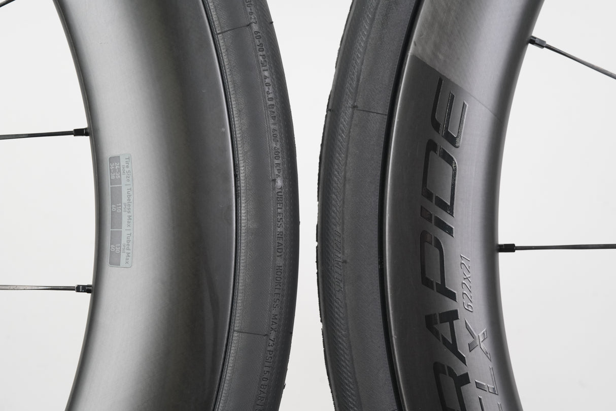 Roval Rapide CLX II Carbon Tubeless Clincher Disc Brake Wheelset XDR 12 Speed