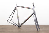 NEW 58cm Pegoretti Duende Mezzatazza Steel Rim Brake Frameset + Falz Fork