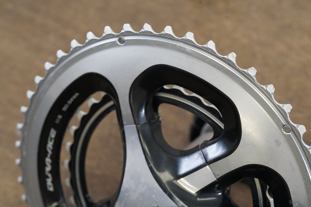 172.5mm 50/34T Shimano Dura-Ace FC-9000 11 Speed Crankset 625g