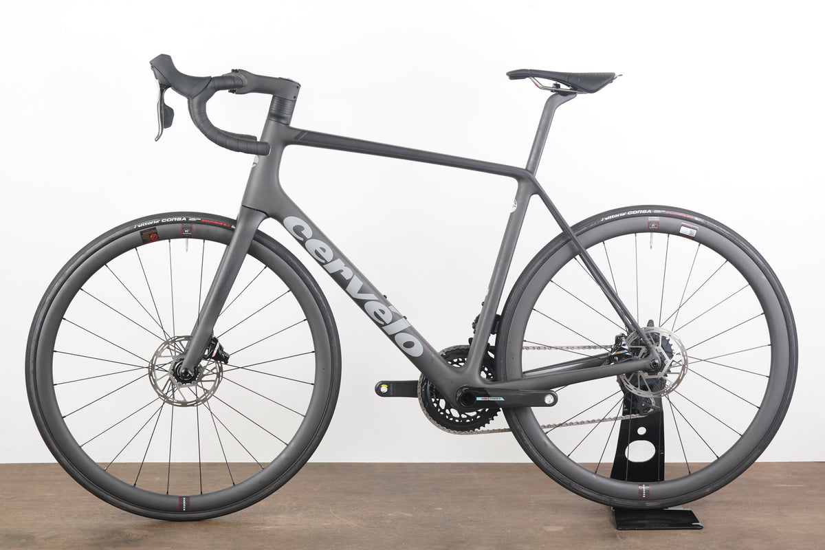 DEMO 2023 58cm Cervelo R5 Black Force AXS D2 Reserve 34|37 Carbon Disc Road Bike