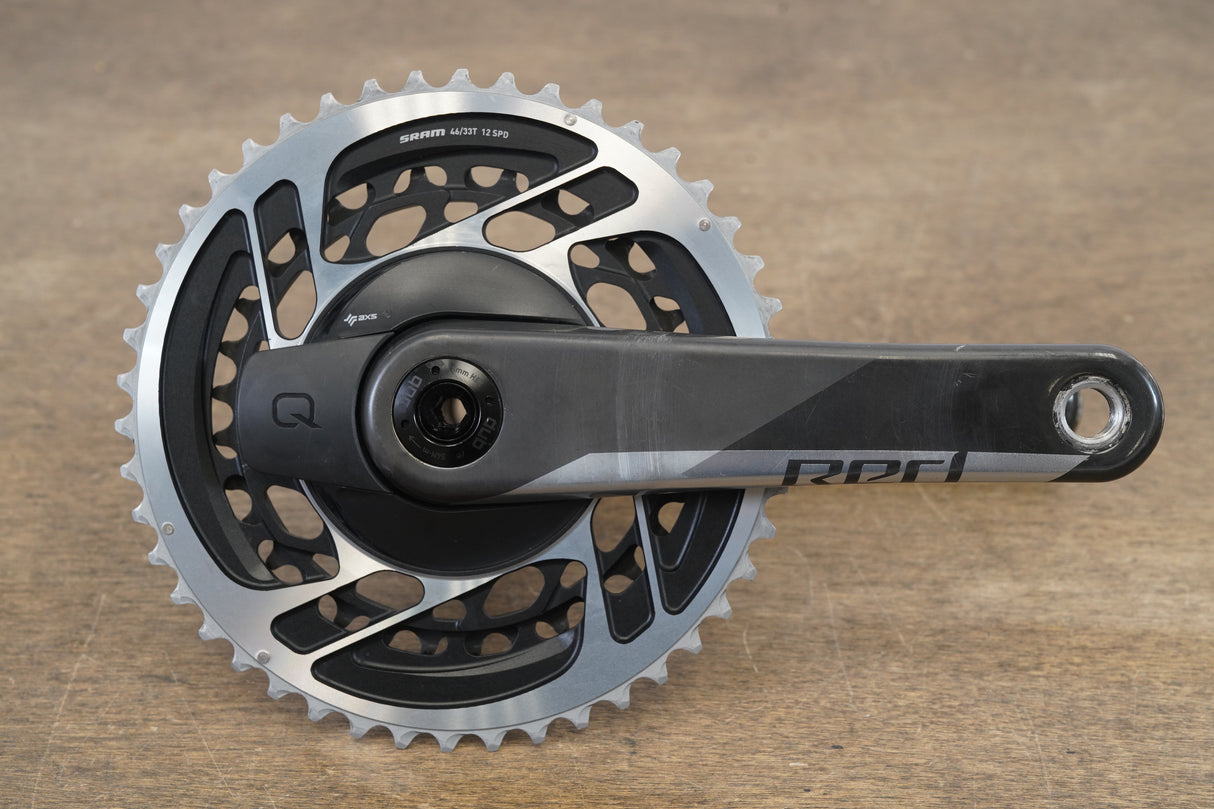 170mm 46/33T DUB SRAM Red AXS D1 Quarq 12 Speed Power Meter Crankset