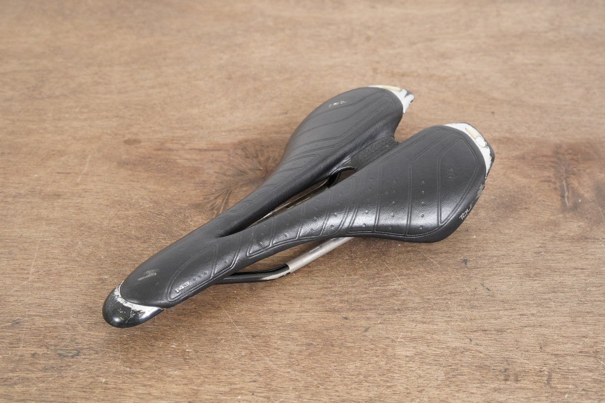 143mm Specialized Toupe Gel Expert Titanium Rail Road Saddle