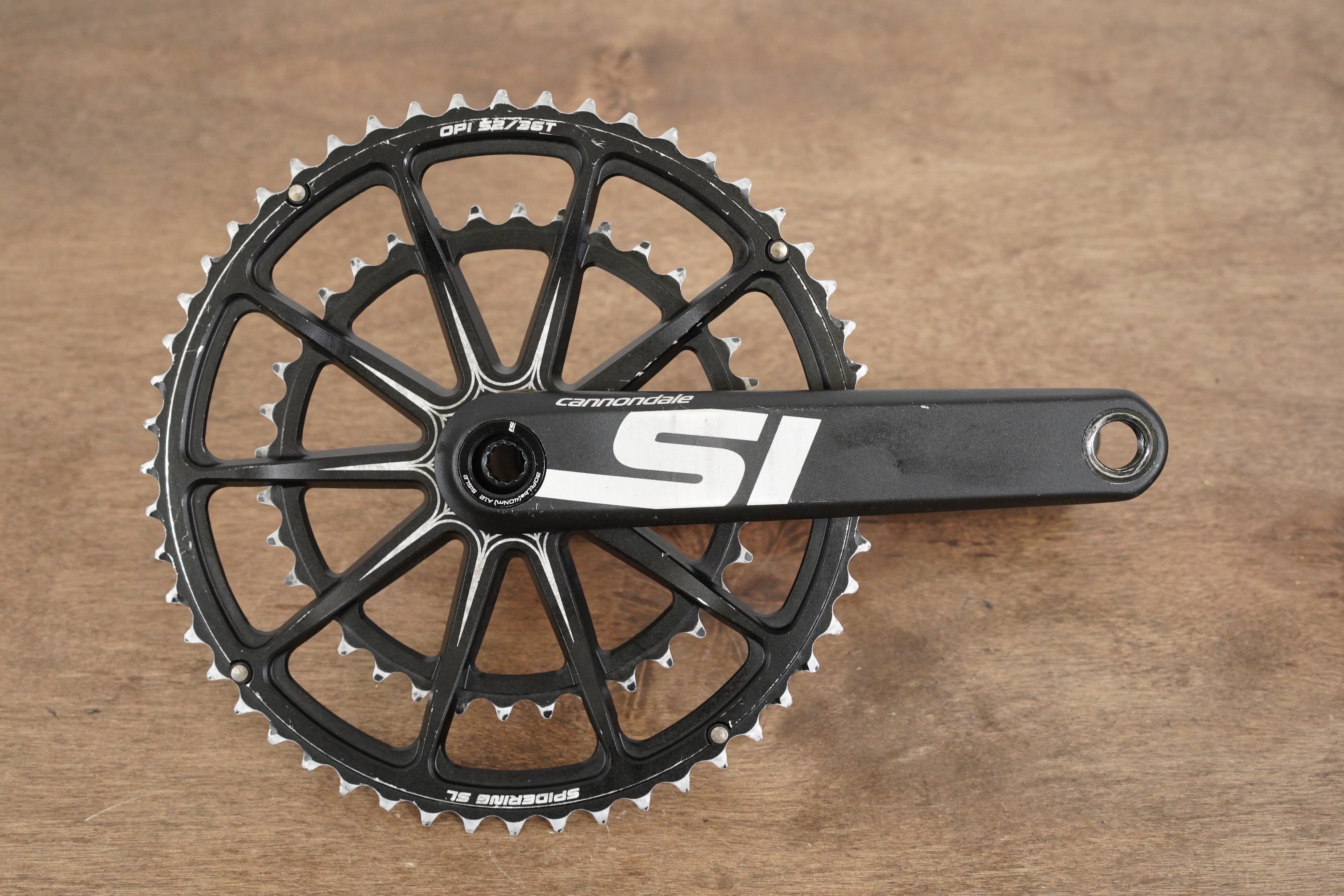 170mm 52/36T BB30 Cannondale Si Spidering Hollowgram Road Crankset –  Elevate Cycling