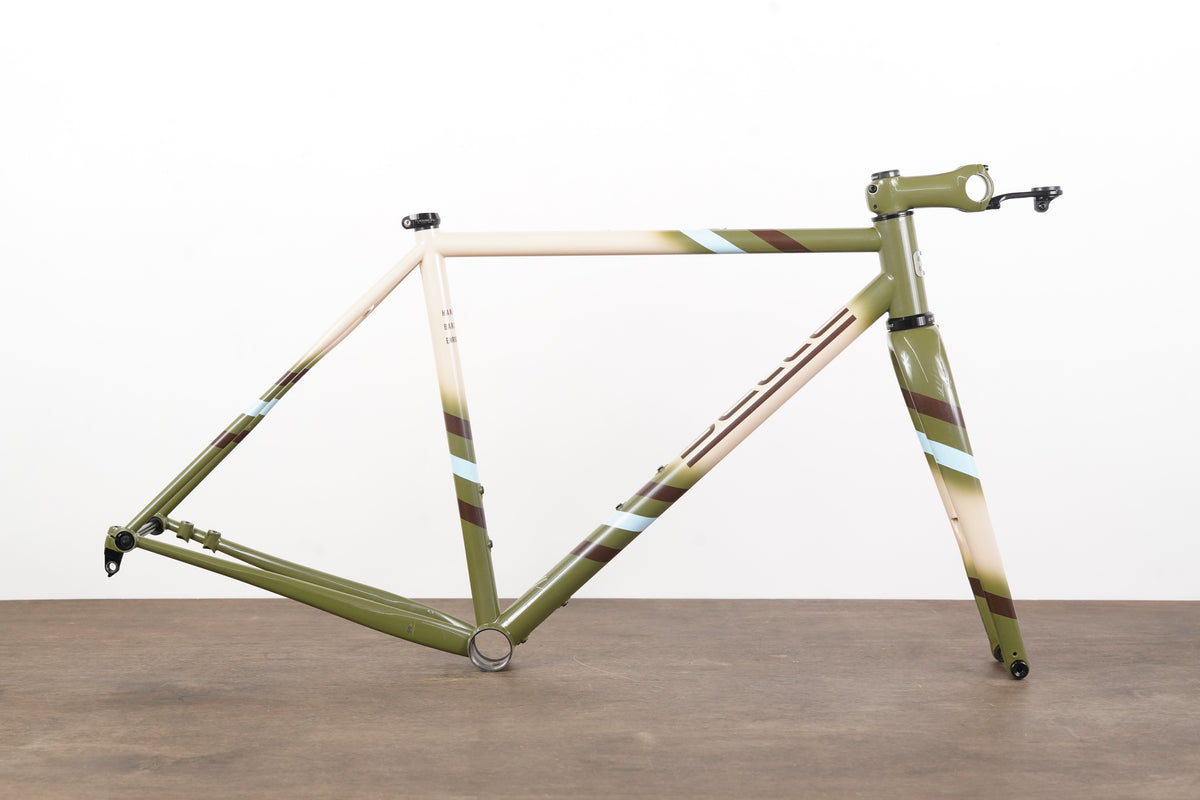 M (Medium) Belle Cycles GRAR Steel Disc Brake Frameset + Stem (Custom Geometry)