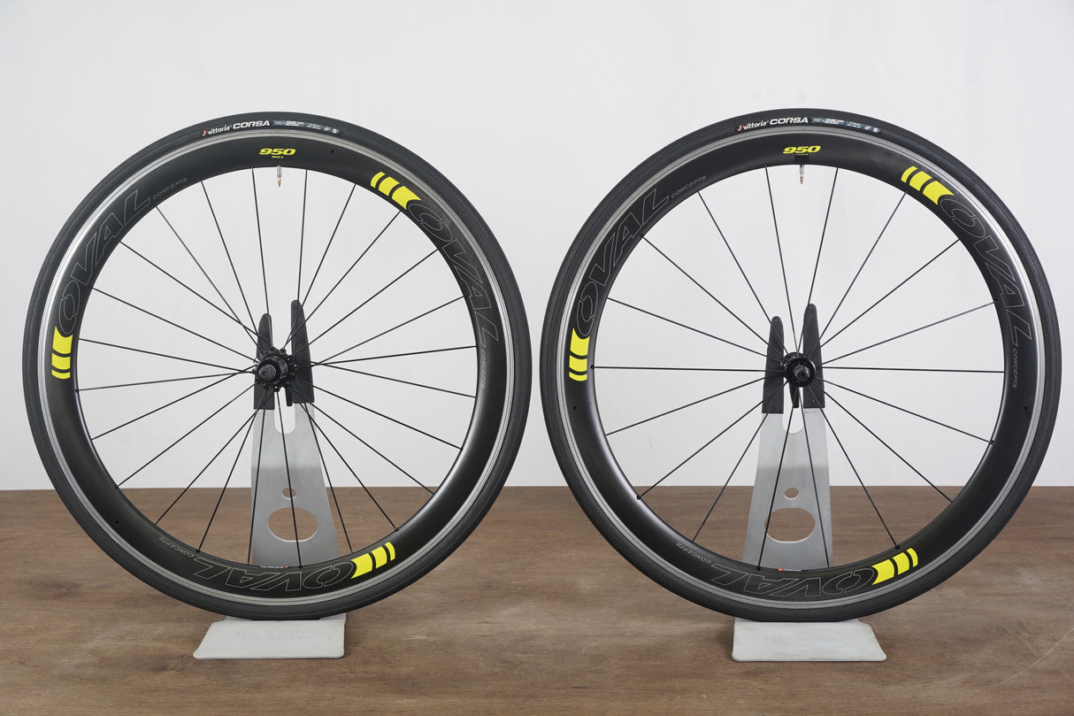 Oval 950 Carbon Clincher Rim Brake Wheelset Shimano/SRAM 11 Speed
