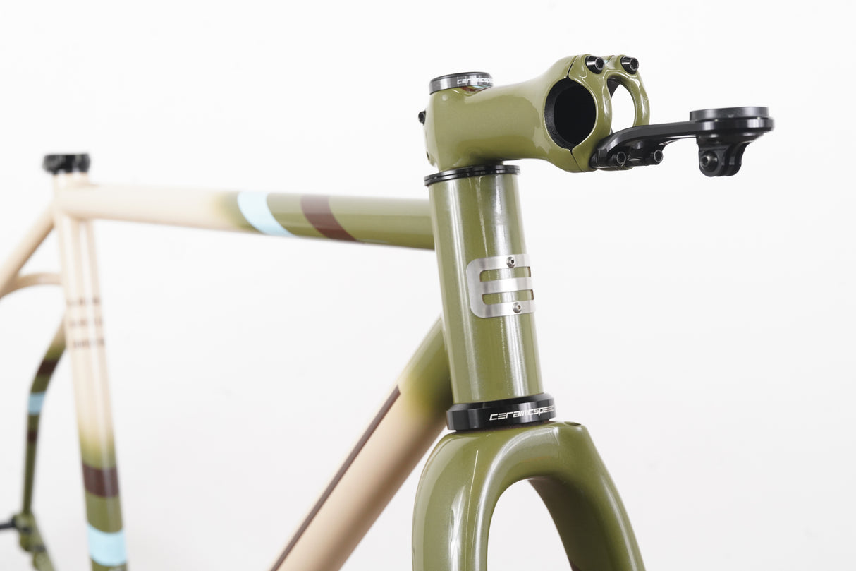 M (Medium) Belle Cycles GRAR Steel Disc Brake Frameset + Stem (Custom Geometry)