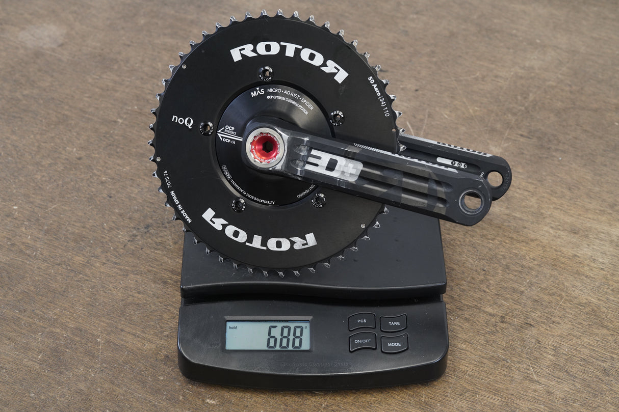 160mm 50/34T BB30 Rotor 3D+ MAS 11 Speed Road Crankset 3D 688g