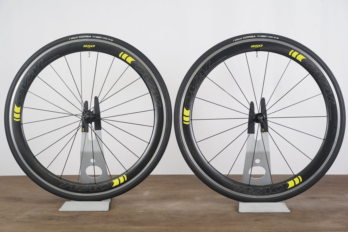 Oval 950 Carbon Clincher Rim Brake Wheelset Shimano/SRAM 11 Speed