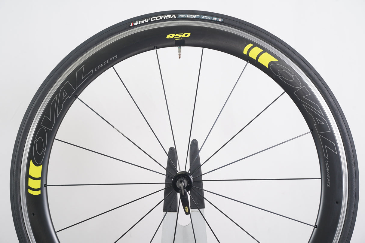 Oval 950 Carbon Clincher Rim Brake Wheelset Shimano/SRAM 11 Speed