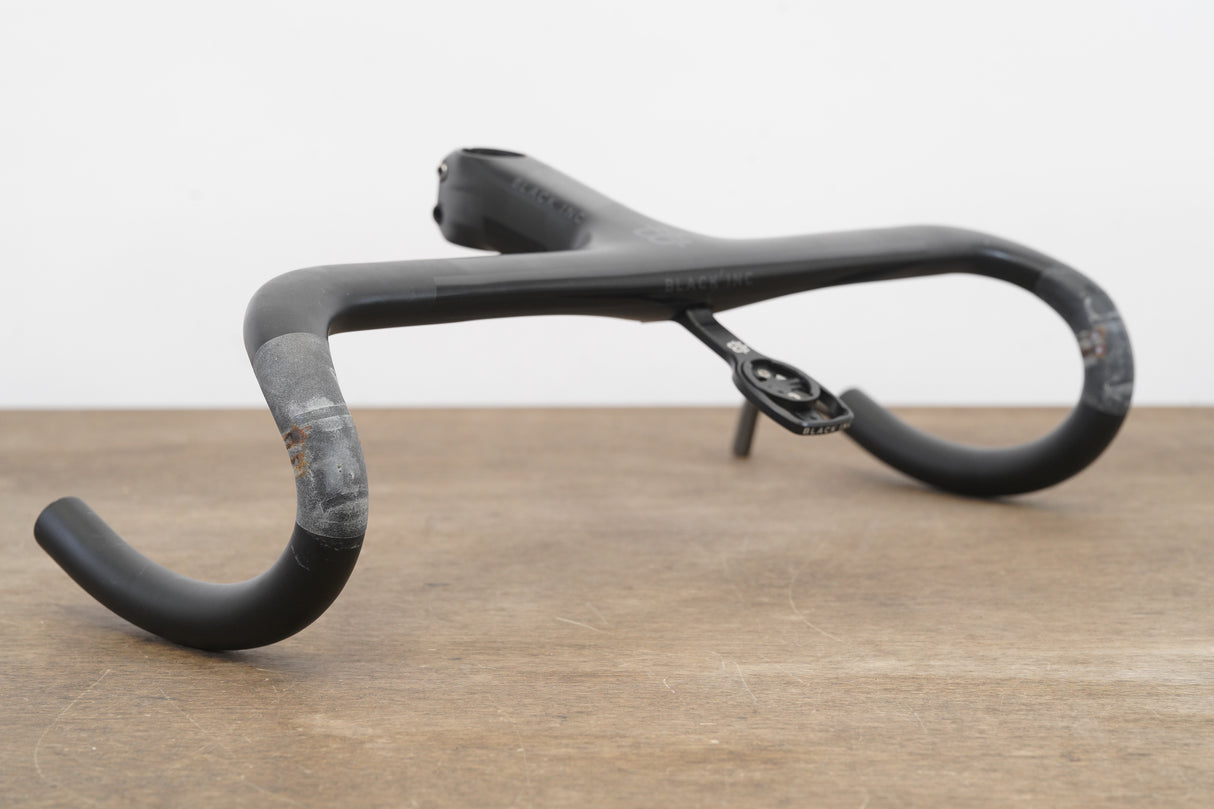 44cm 120mm -6 Degree Black Inc. Carbon Barstem Handlebar + Mount 1 1/8"