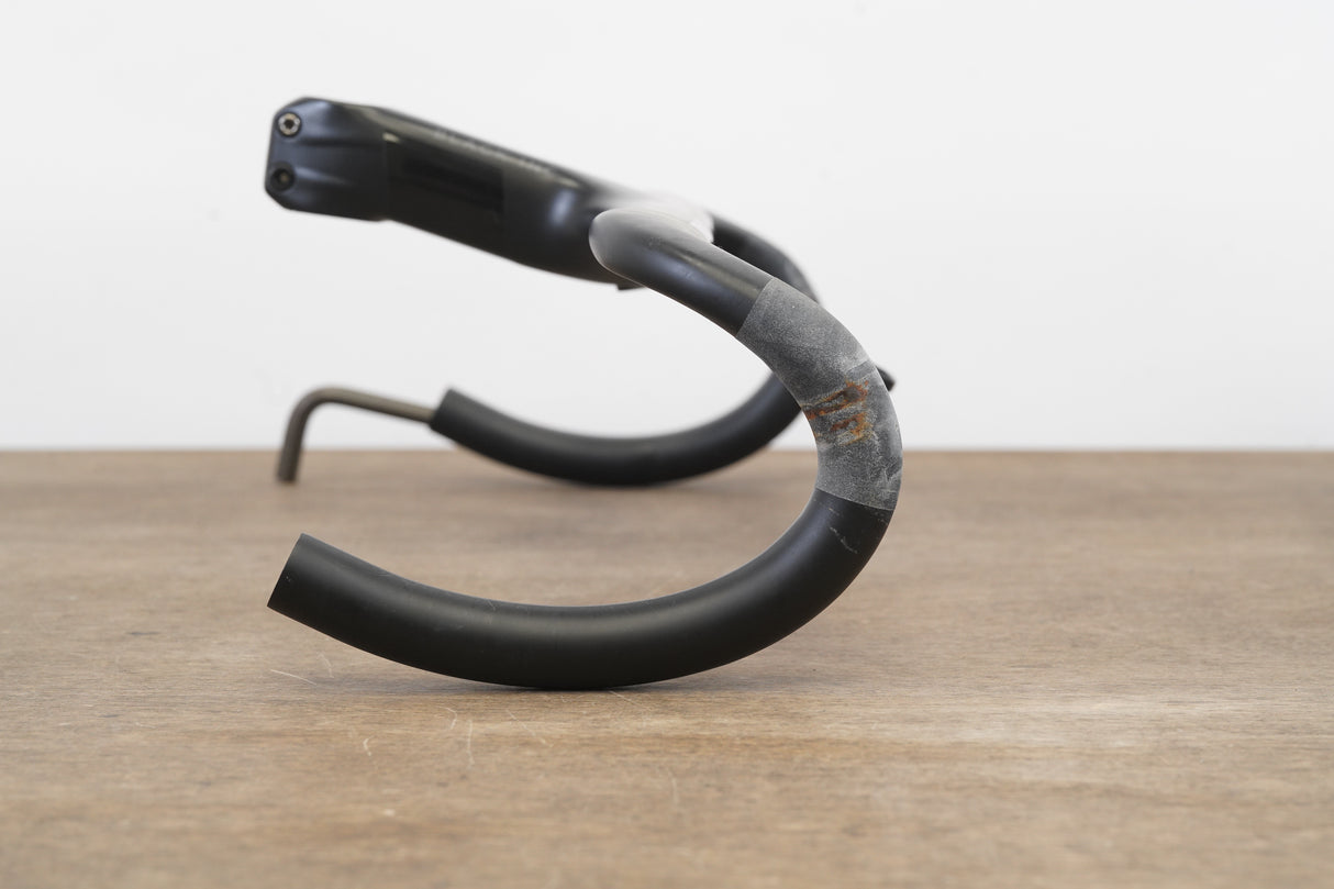 44cm 120mm -6 Degree Black Inc. Carbon Barstem Handlebar + Mount 1 1/8"