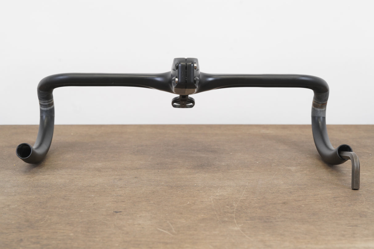 44cm 120mm -6 Degree Black Inc. Carbon Barstem Handlebar + Mount 1 1/8"