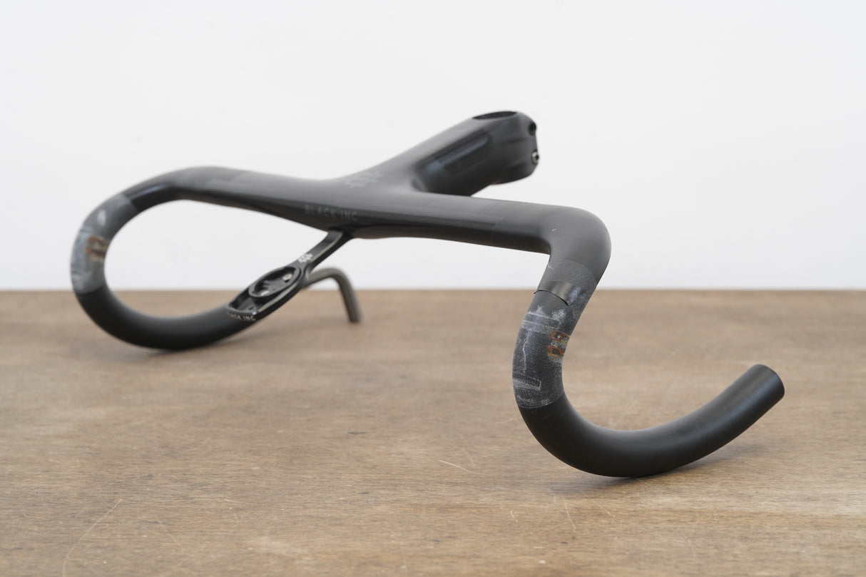 44cm 120mm -6 Degree Black Inc. Carbon Barstem Handlebar + Mount 1 1/8"