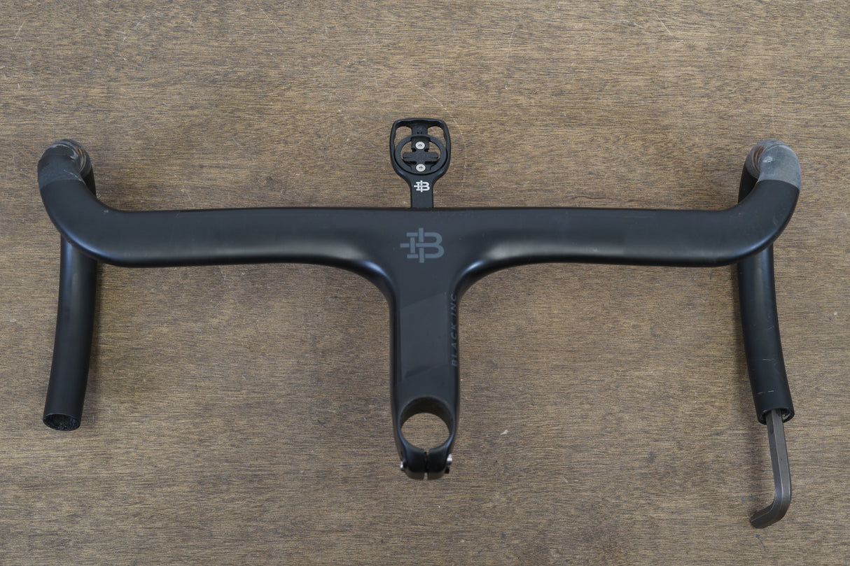 44cm 120mm -6 Degree Black Inc. Carbon Barstem Handlebar + Mount 1 1/8"