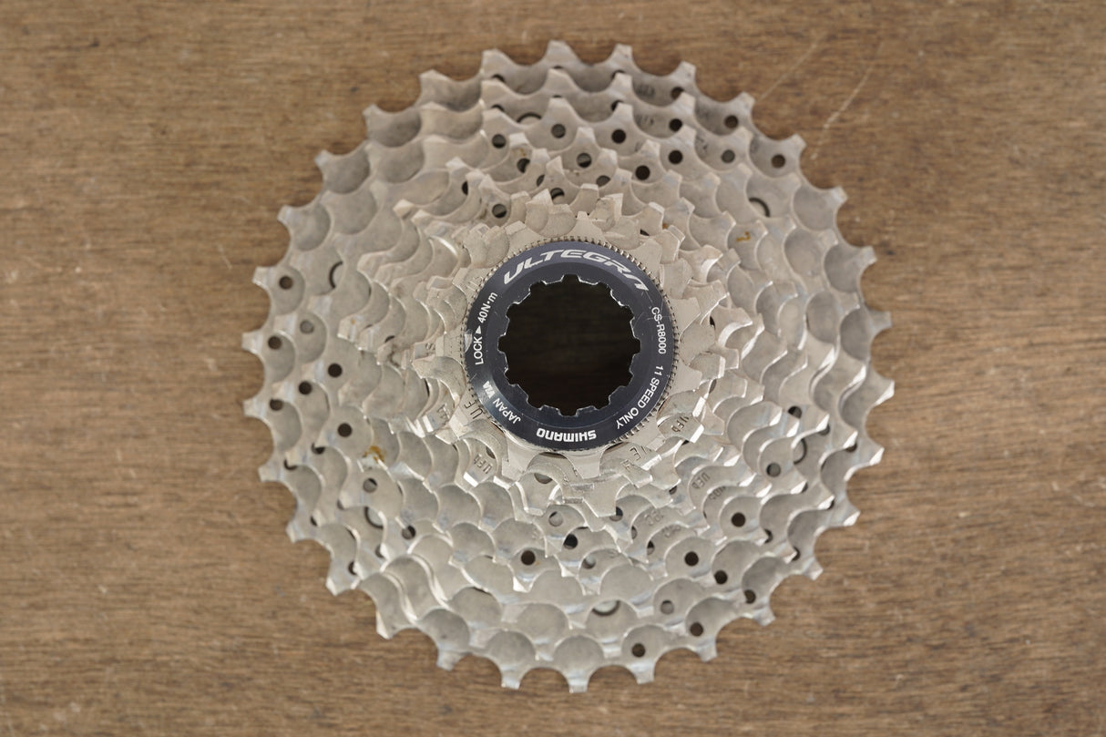 11-30T Shimano Ultegra CS-R8000 11 Speed Cassette 271g 8000