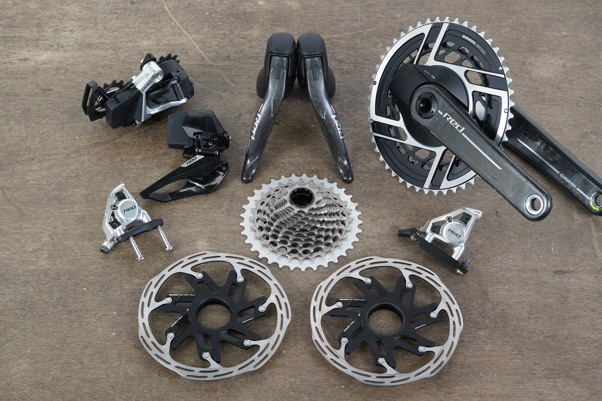 SRAM Red AXS E1 HRD 2x12 Speed Quarq Wireless Hydraulic Full Disc Groupset