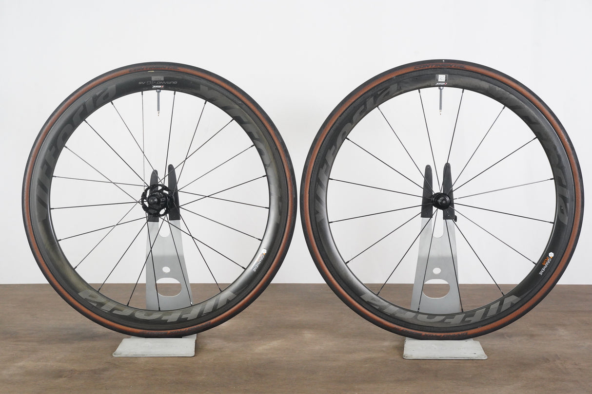 Vittoria Qurano 42/46 Carbon Tubeless Clincher Rim Brake Wheelset 11 Speed