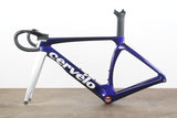 2023 49cm Cervelo S5 Carbon Aero Disc Brake Road Frameset + Cockpit