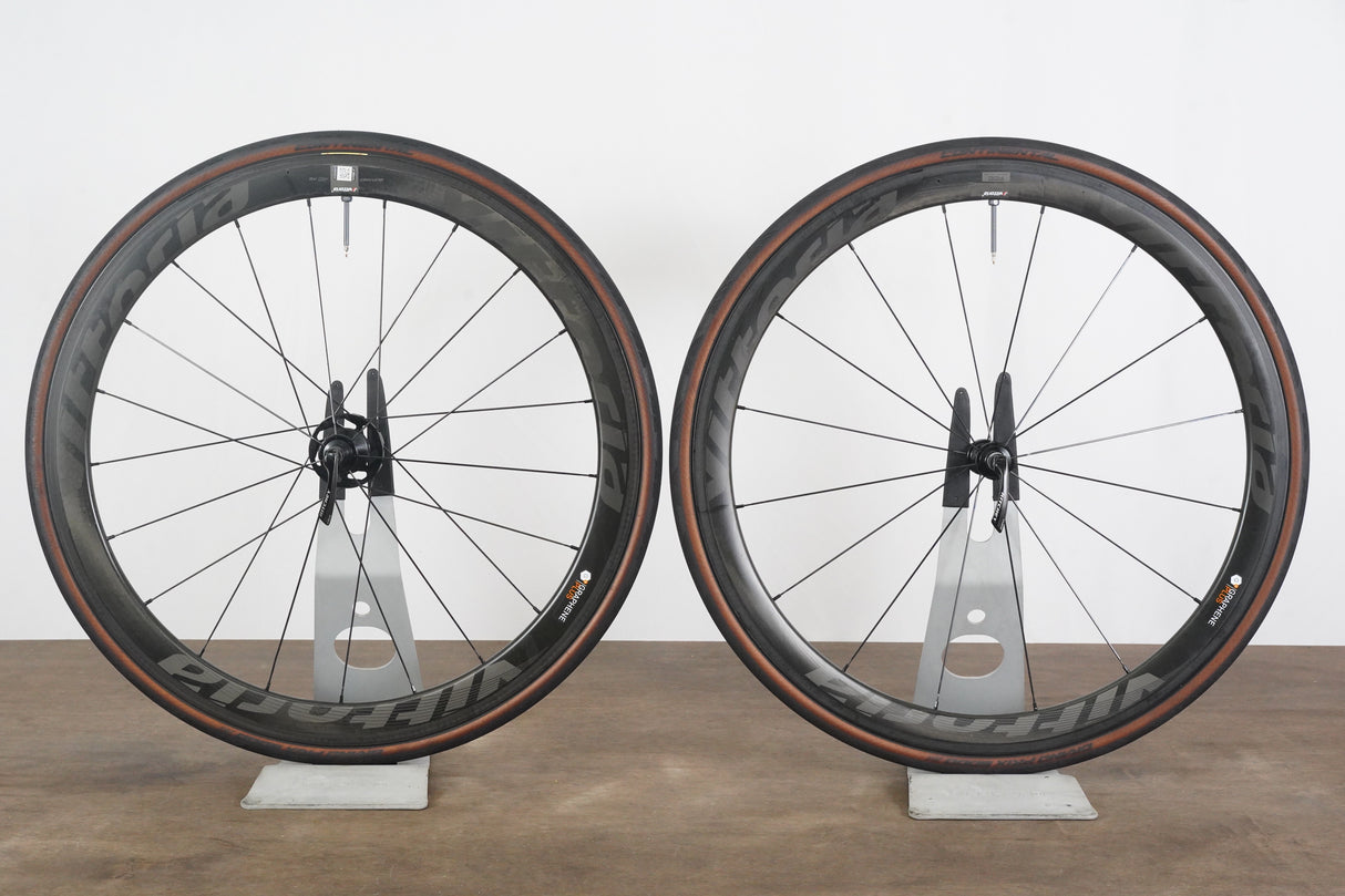Vittoria Qurano 42/46 Carbon Tubeless Clincher Rim Brake Wheelset 11 Speed