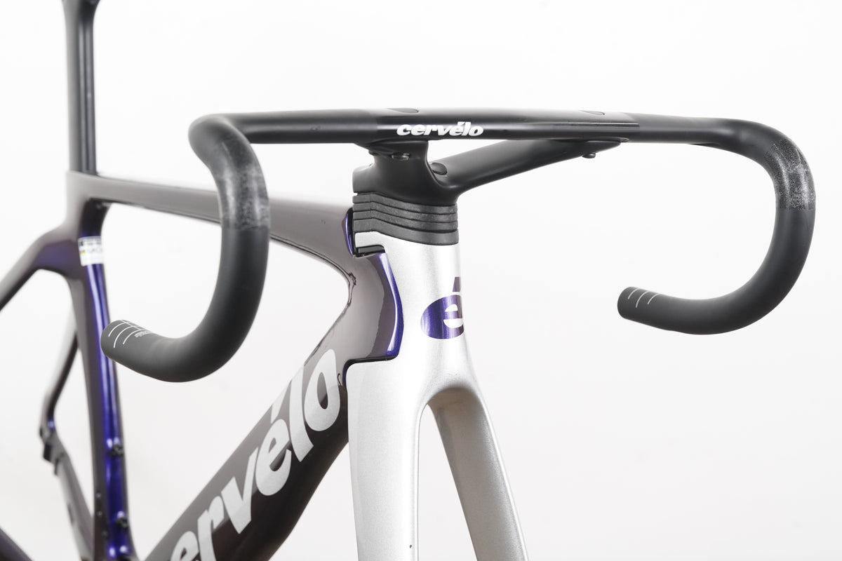 2023 49cm Cervelo S5 Carbon Aero Disc Brake Road Frameset + Cockpit
