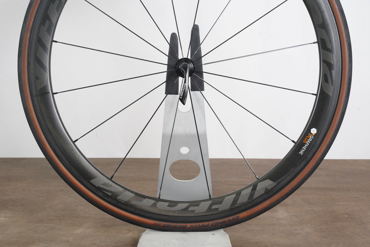 Vittoria Qurano 42/46 Carbon Tubeless Clincher Rim Brake Wheelset 11 Speed