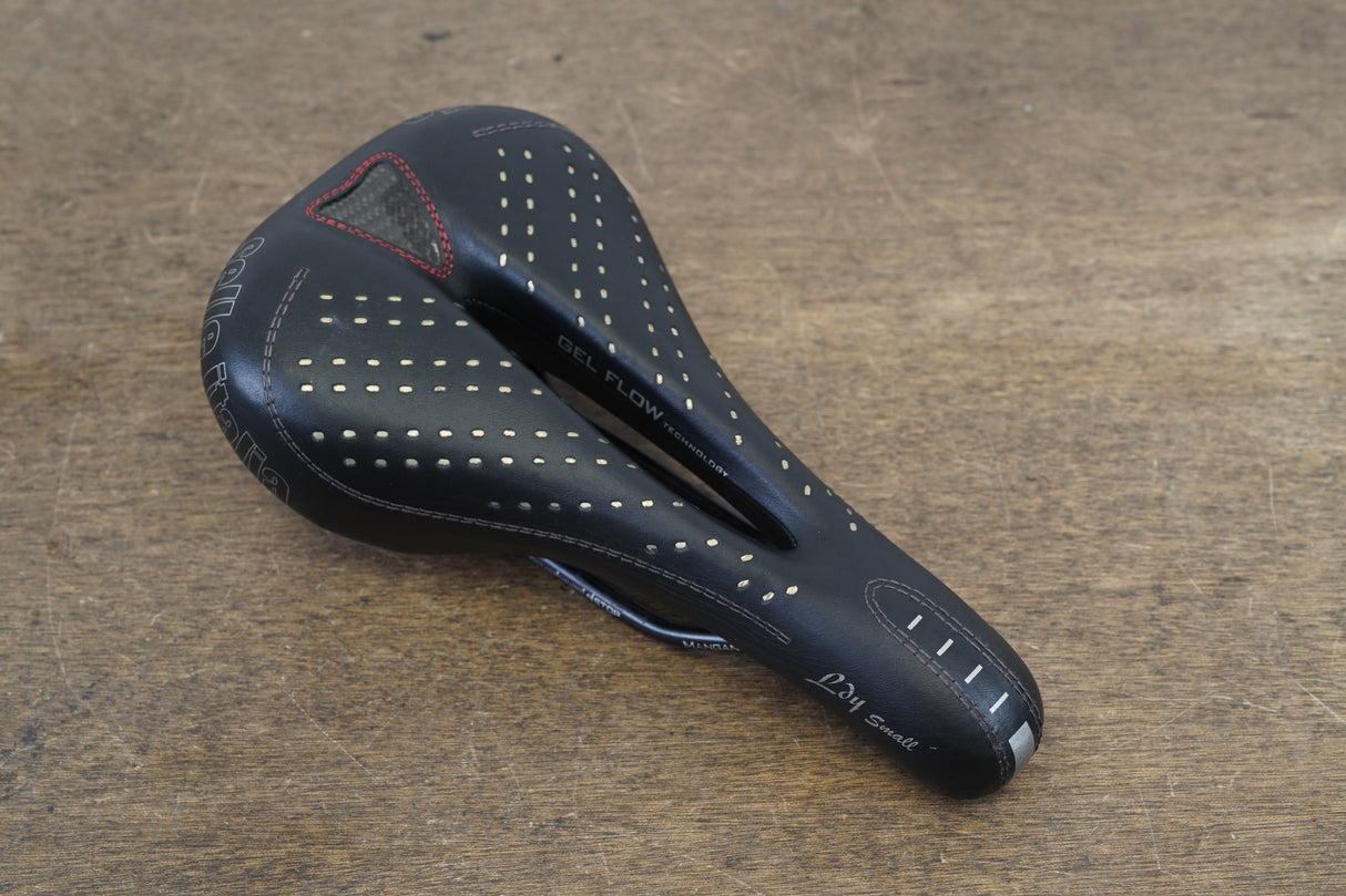 132mm Selle Italia Diva Lady Small Gel Flow Manganese Rail Road Saddle 274g