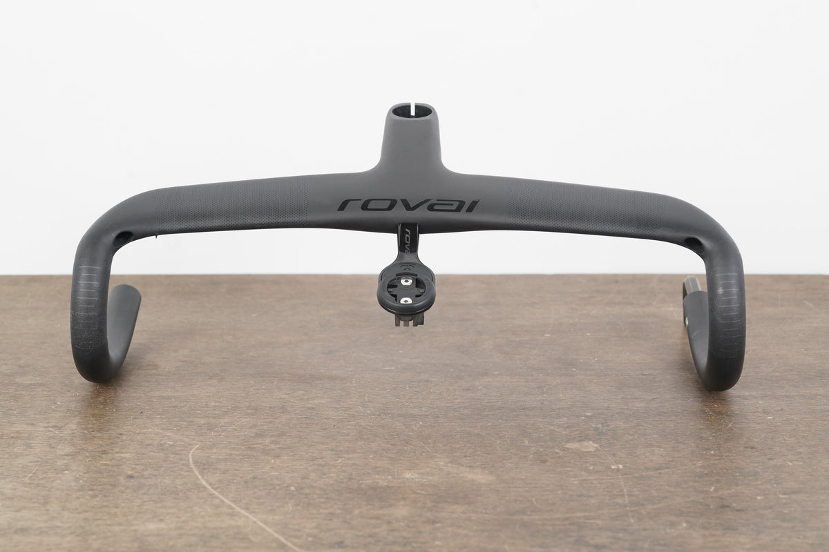 42cm 100mm Roval Rapide Carbon Integrated Barstem Handlebar + Mount 1 1/8"