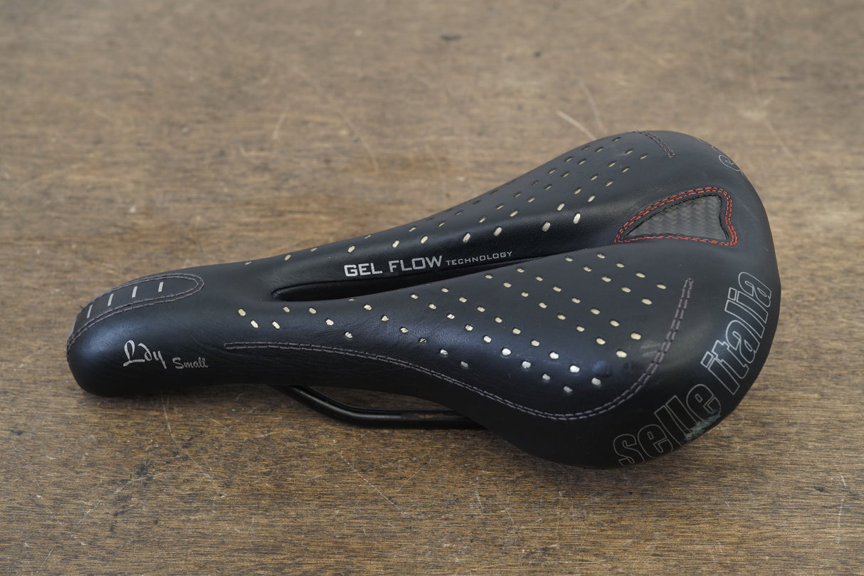 132mm Selle Italia Diva Lady Small Gel Flow Manganese Rail Road Saddle 274g