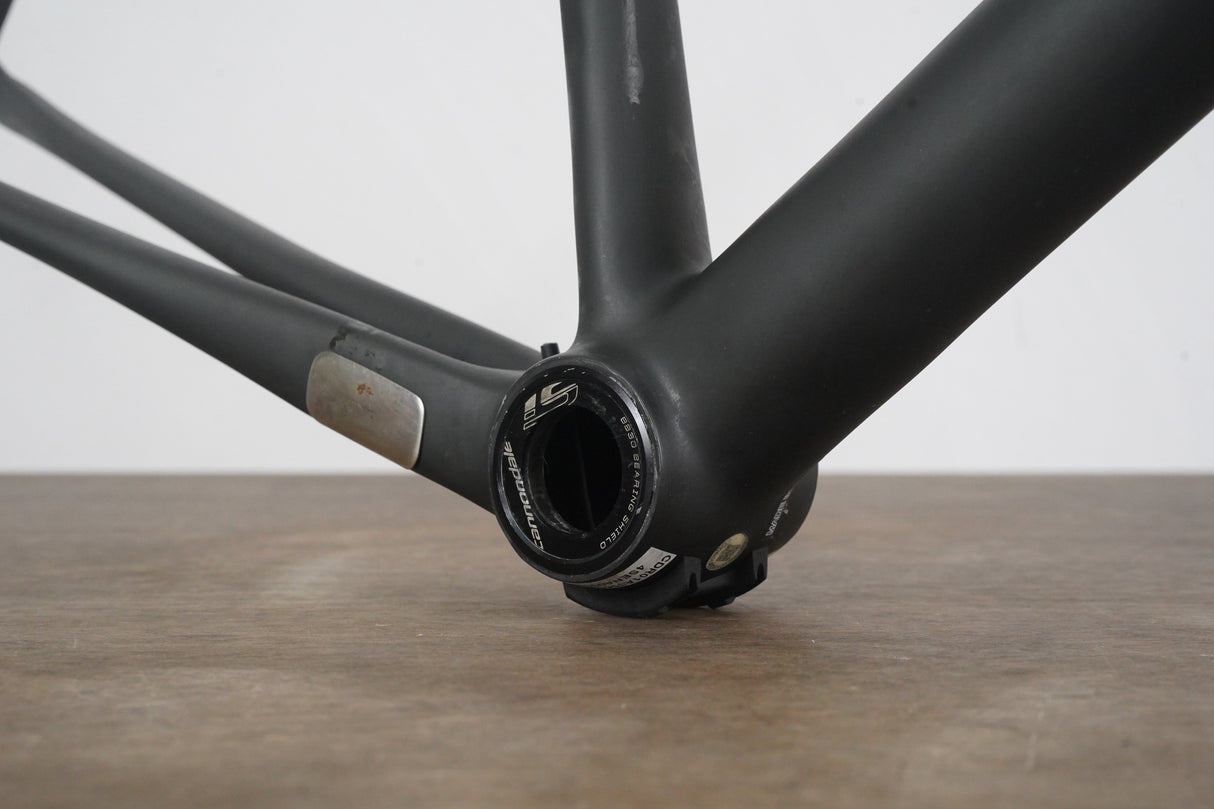 56cm Cannondale SuperSix EVO Black Inc. Carbon Rim Brake Frameset Super Six