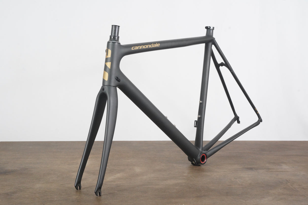 56cm Cannondale SuperSix EVO Black Inc. Carbon Rim Brake Frameset Super Six