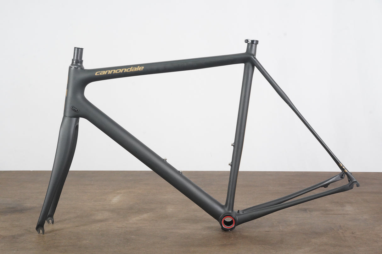 56cm Cannondale SuperSix EVO Black Inc. Carbon Rim Brake Frameset Super Six