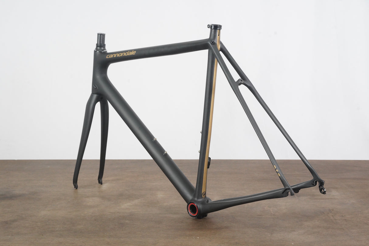 56cm Cannondale SuperSix EVO Black Inc. Carbon Rim Brake Frameset Super Six